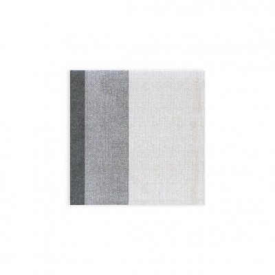 Šedo-čierne servítky z netkanej textílie Stoff creta 44x44cm, Pack Service