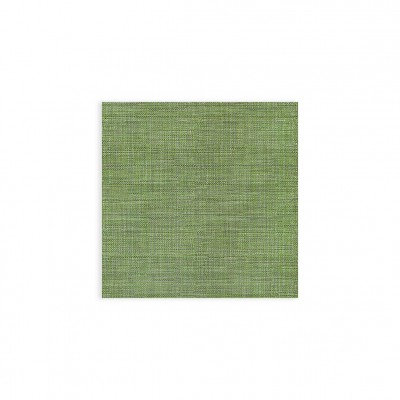 Servítky z netkanej textílie Flem verde, 44x44 cm, ľanový efekt