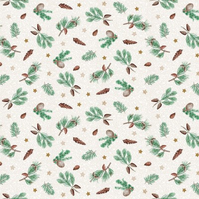 Vianočný obrus z netkanej textílie Pinea, 80x80cm