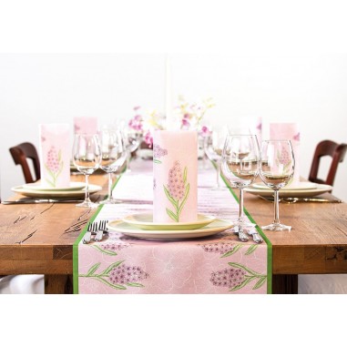 Servítky Nicole ružové 40x40cm, netkaná textília