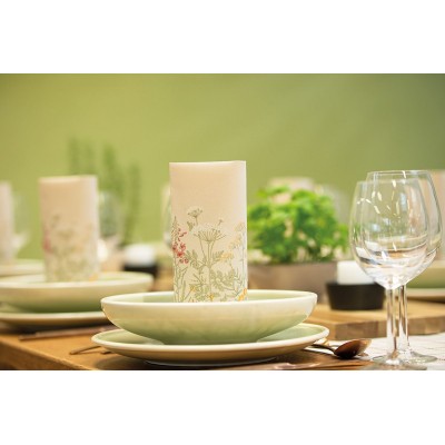 Servítky Aurelia lúčne kvety, z netkanej textílie, 40x40cm