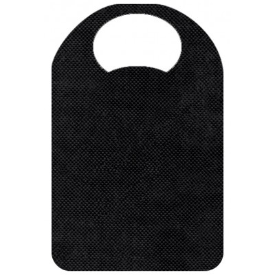 Čierny gastro podbradník do reštaurácie, 37x57cm, 200 kusov