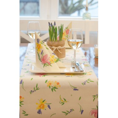 Servítky Laura lúčne kvety, netkaná textília, 40x40cm