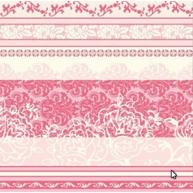 Slávnostné servítky Thea, z netkanej textílie, ružové, 40x40cm