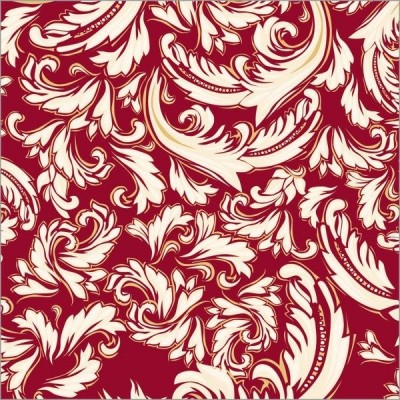 Slávnostné servítky Cascade bordo-krém, z netkanej textílie, 40x40cm, Mank