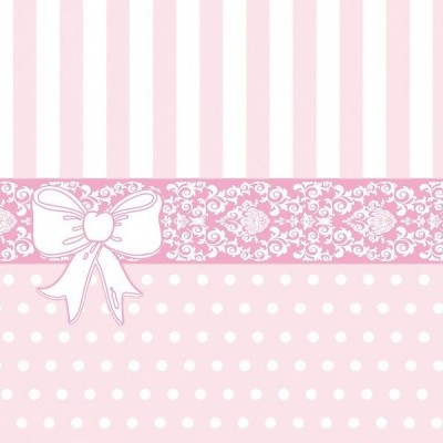 Slávnostné servítky Bine ružové, z netkanej textílie, 40x40cm, Mank