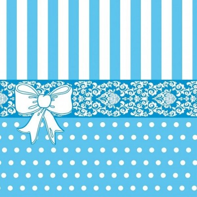 Slávnostné servítky Bine modré, z netkanej textílie, 40x40cm, Mank