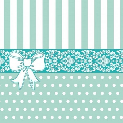 Slávnostné servítky Bine mentolovo- zelené, z netkanej textílie, 40x40cm, Mank