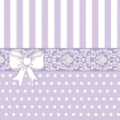 Slávnostné servítky Bine fialkové, z netkanej textílie, 40x40cm, Mank