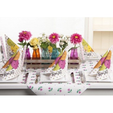 Detské servítky Smilie, z netkanej textílie, 40x40cm, Mank