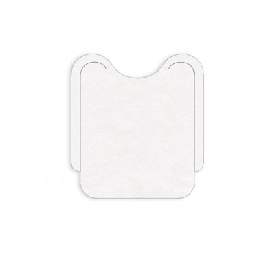 Gastro podbradník do reštaurácie, 42cmx47cm, netkaná textíla, biely