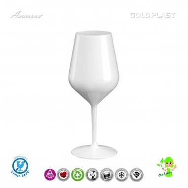 Plastový pohár na víno, cocktail 470ml - nerozbitný, Gold Plast