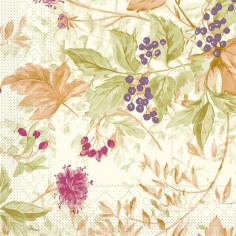 Jesenné servítky Erika, 40x40cm, papierové, 100 ks