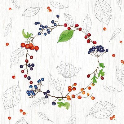 Jesenné servítky Brenda, 40x40cm, netkaná textília