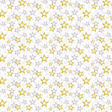 Vianočný obrus zlaté a strieborné hviezdy Allison, 80x80cm