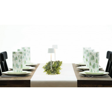 Vianočné servítky s jedličkami Tommy, netkaná...