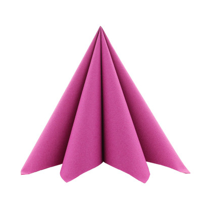Cyklámenové servítky z netkanej textílie, 40x40cm, jednofarebné Mank