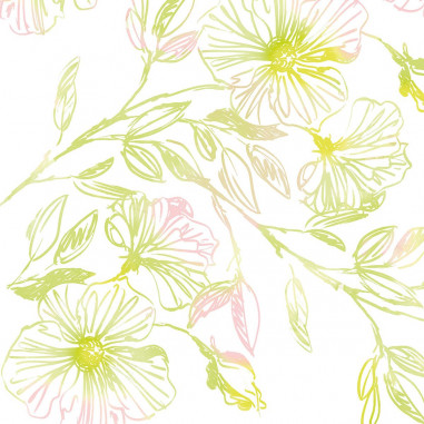 Kvetované servítky Kelani 40x40cm, netkaná...