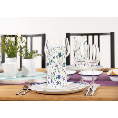 Kvetované servítky Nelia 40x40cm, netkaná textília