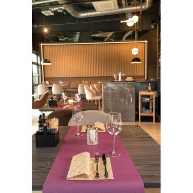 Servítky z netkanej textílie Louis waves, berry, 40x40cm