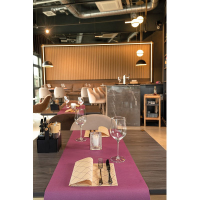 Servítky z netkanej textílie Louis waves, berry, 40x40cm