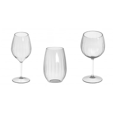 Nerozbitný plastový pohár Venezia na víno 510ml, vintage