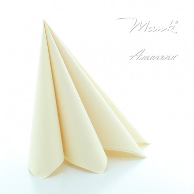 Svetlo krémové servítky z netkanej textílie,...