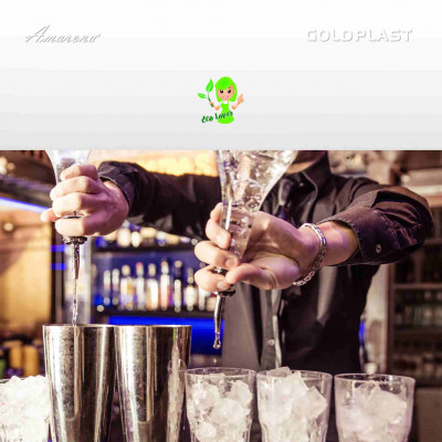 Koktailový plastový pohár ROX 250ml, nerozbitný, biely