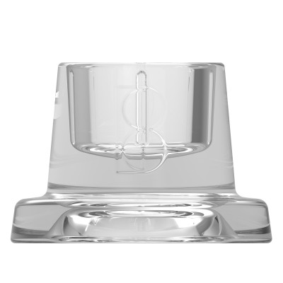 Svietnik sklenený na kónické sviečky 40/58mm