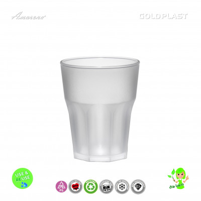 Koktailový plastový pohár Rox frost námraza, 250ml, nerozbitný