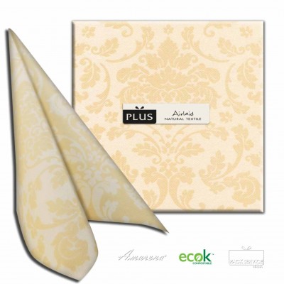 Svadobné servítky Victoria Avorio z netkanej textílie, 40x40cm, Pack Service