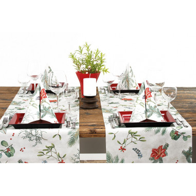 Vianočné servítky Amaryllis, netkaná textília,...