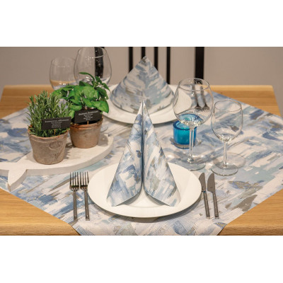 Servítky z netkanej textílie Pablo 40x40cm, modré