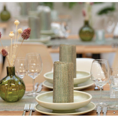 Servítky z netkanej textílie Devin 40x40cm, zelené