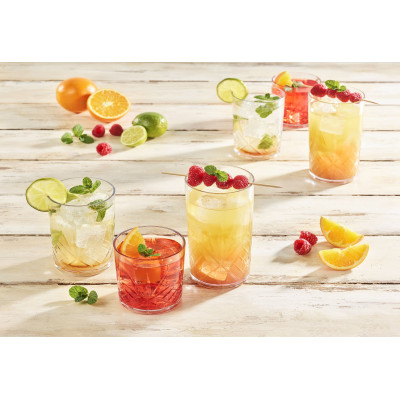 Nerozbitné poháre na koňak, whisky Firenze 325ml,"krištáľ"