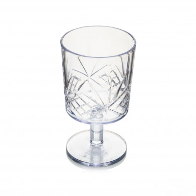 Nerozbitné poháre na stopke Firenze 340ml,"krištáľ"