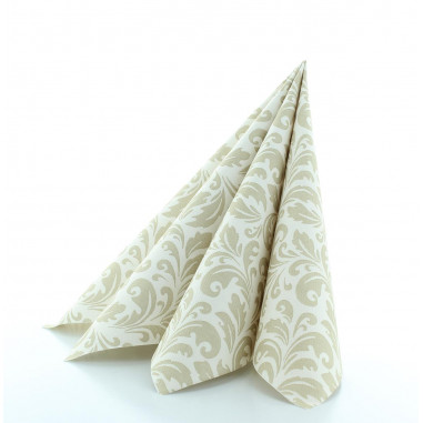 Svadobné servítky Carlo krémovo-zlaté 40x40cm,...