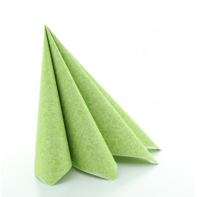 Pistáciové servítky Janet z netkanej textílie 40x40cm