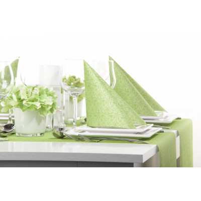 Pistáciové servítky Janet z netkanej textílie 40x40cm