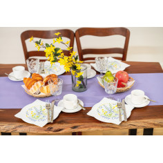 Kvetované servítky Happy days 40x40cm, papierové 2