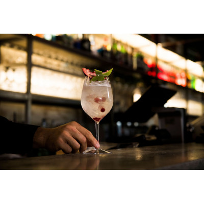 Plastový pohár na biele a ružové víno, koktejl 510ml - nerozbitný, transparentný