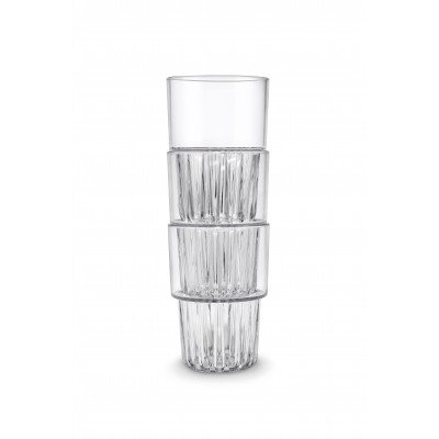 Nerozbitné plastové poháre na vodu, koktail London, 414ml