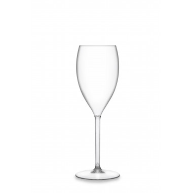 Nerozbitné plastové poháre na sekt, víno, 260ml AKCIA