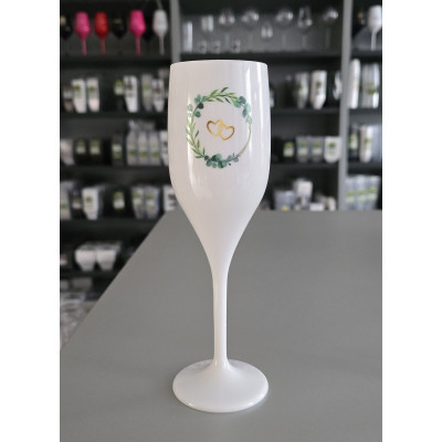 Svadobné nerozbitné poháre s vlastným dizajnom, menom, dátumom