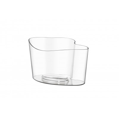 Elegantné plastové chladiče na fľaše Organic, transparent