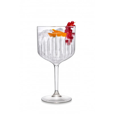 Nerozbitné plastové poháre Milano na gin&tonic, miešané nápoje 550ml