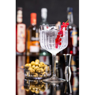 Nerozbitné plastové poháre Milano na gin&tonic, miešané nápoje 580ml