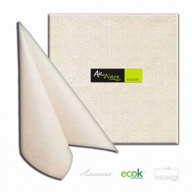 Papierové servítky Jill avorio - krémové, 40x40cm, 80 ks