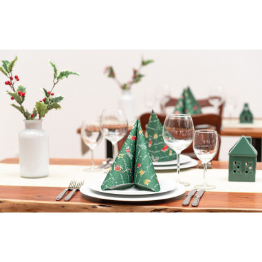 Vianočná štóla na stôl Ravin - krémovo zlatá,...