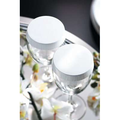 Papierové krytky - viečka na poháre, Ø 80mm